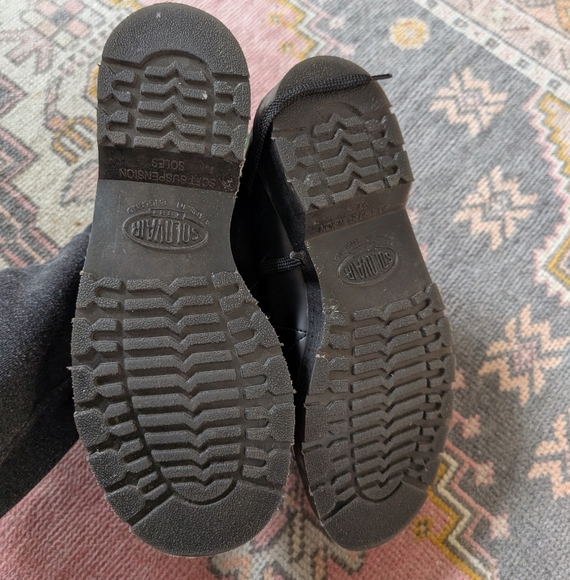 Solovair Black Hi-Shine Monkey Boot - like new! - Picture 7 of 10